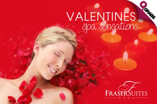 For QR350 Be Spoiled this Valentine’s with a Perfect Pampering Package for TWO at Fraser Suites Spa! (QR1750 Value)